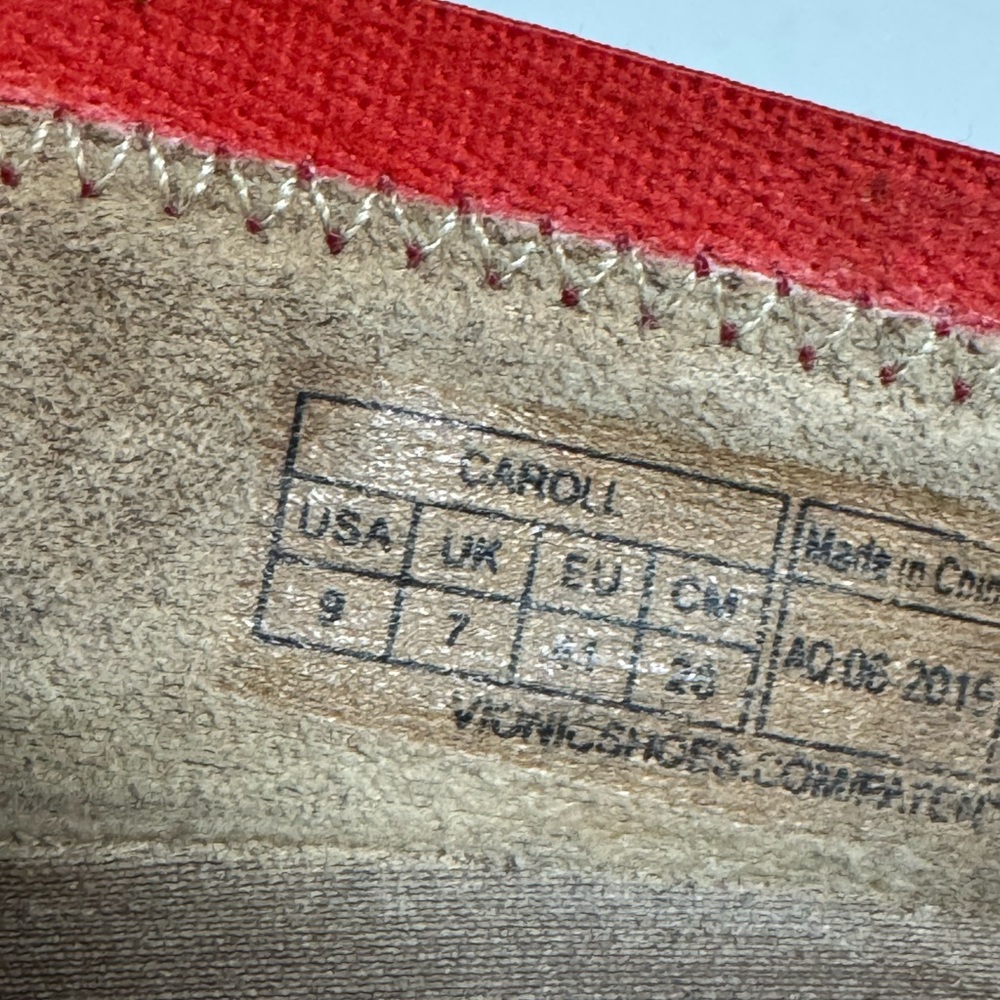 Vionic Spark Caroll Cherry Flats Women Size 9 Lea… - image 7